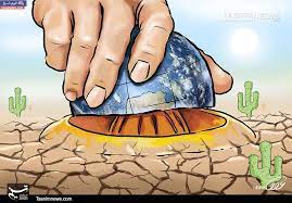 کاریکاتور کم آبی (1) :: کم آبی در ایران و جهان